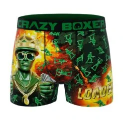 CRAZYBOXER Donuts Bling Bling Men's Boxer Briefs (2 Pack) -Crazyboxer Sales Store CBBLI0101X2A2 6