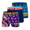 CRAZYBOXER Duck Flamingo Men's Boxer Briefs (3 Pack) -Crazyboxer Sales Store CBBLI0101X3A1 1