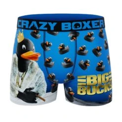 CRAZYBOXER Duck Flamingo Men's Boxer Briefs (3 Pack) -Crazyboxer Sales Store CBBLI0101X3A1 4