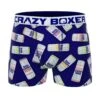 CRAZYBOXER Bud Light Can Men's Boxer Briefs -Crazyboxer Sales Store CBBUD0101CAN1 0