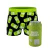 CRAZYBOXER Bud Light Cann Lime Men's Boxer Briefs (Creative Packaging) -Crazyboxer Sales Store CBBUD0101CAN3 0