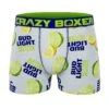 CRAZYBOXER Bud Light Lime Men's Boxer Briefs -Crazyboxer Sales Store CBBUD0101LIME 0