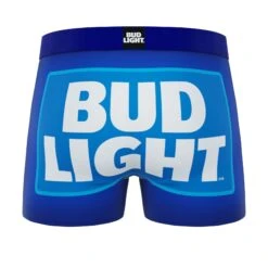 CRAZYBOXER Bud Light Logo Logo Men's Boxer Briefs (Creative Packaging) -Crazyboxer Sales Store CBBUD0101PLAC 2