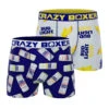 CRAZYBOXER Bud Light Cann Men's Boxer Briefs (Pack 2) -Crazyboxer Sales Store CBBUD0101X2A3 1