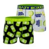 CRAZYBOXER Bud Light Lime Men's Boxer Briefs (Pack 2) -Crazyboxer Sales Store CBBUD0101X2A4 1