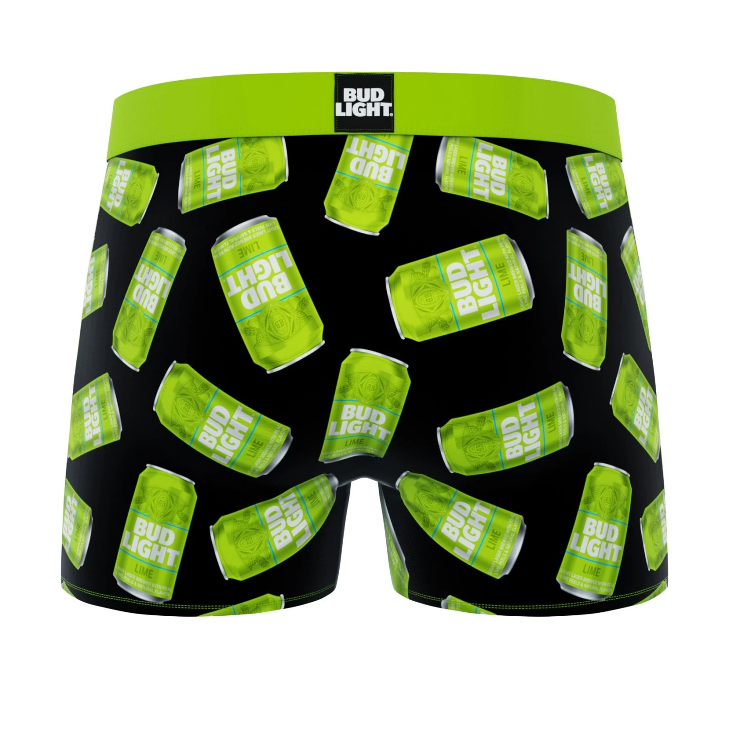 CRAZYBOXER Bud Light Lime Men's Boxer Briefs (Pack 2) 7 CRAZYBOXER Bud Light Lime Men's Boxer Briefs (Pack 2) - Image 5