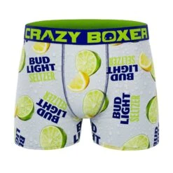 CRAZYBOXER Bud Light Men's Boxer Briefs (2 Pack) -Crazyboxer Sales Store CBBUD0101X2A6 3