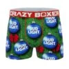 CRAZYBOXER Bud Light Holidays Men's Boxer Briefs -Crazyboxer Sales Store CBBUD0102XMS2 0