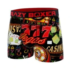CRAZYBOXER Casino In Vegas Men's Boxer Briefs -Crazyboxer Sales Store CBCAS0101CASI 4