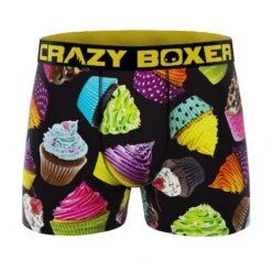 CRAZYBOXER Cupcakes Men's Boxer Briefs