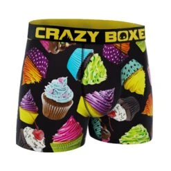 CRAZYBOXER Cupcakes Men's Boxer Briefs -Crazyboxer Sales Store CBCAS0101CUPC 3