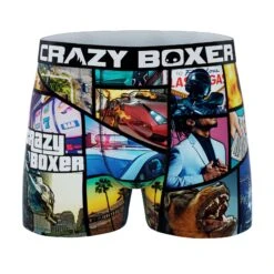 CRAZYBOXER Theft Auto Men's Boxer Briefs