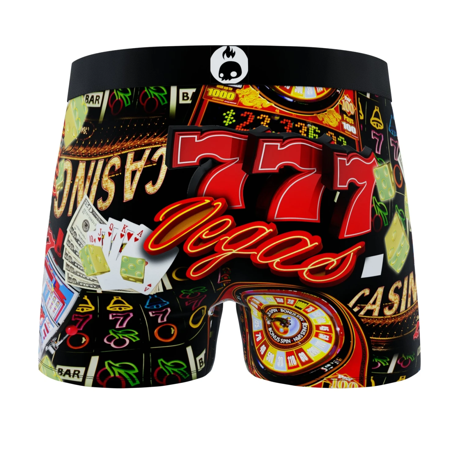 CRAZYBOXER Casino In Vegas Men's Boxer Briefs (2 Pack) 5 CRAZYBOXER Casino In Vegas Men's Boxer Briefs (2 Pack) - Image 3