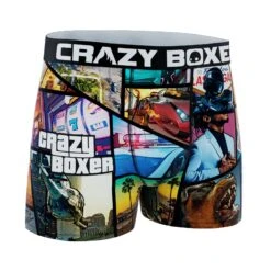 CRAZYBOXER Theft Auto Kid's Boxer Briefs -Crazyboxer Sales Store CBCAS0301GTA2 3