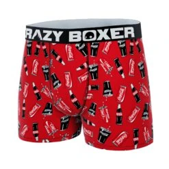 CRAZYBOXER Coca Cola Men's Boxer Briefs -Crazyboxer Sales Store CBCOC0101ALO1 4