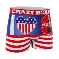 CRAZYBOXER Coca ColaMen's Boxer Briefs 8 CRAZYBOXER Coca ColaMen's Boxer Briefs -Crazyboxer Sales Store CBCOC0101AME 3