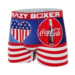 CRAZYBOXER Coca ColaMen's Boxer Briefs 9 CRAZYBOXER Coca ColaMen's Boxer Briefs -Crazyboxer Sales Store CBCOC0101AME 4
