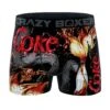 CRAZYBOXER Coca Cola Splash Men's Boxer Briefs 2 CRAZYBOXER Coca Cola Splash Men's Boxer Briefs -Crazyboxer Sales Store CBCOC0101SPLA 0