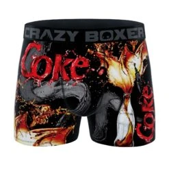 CRAZYBOXER Coca Cola Splash Men's Boxer Briefs
