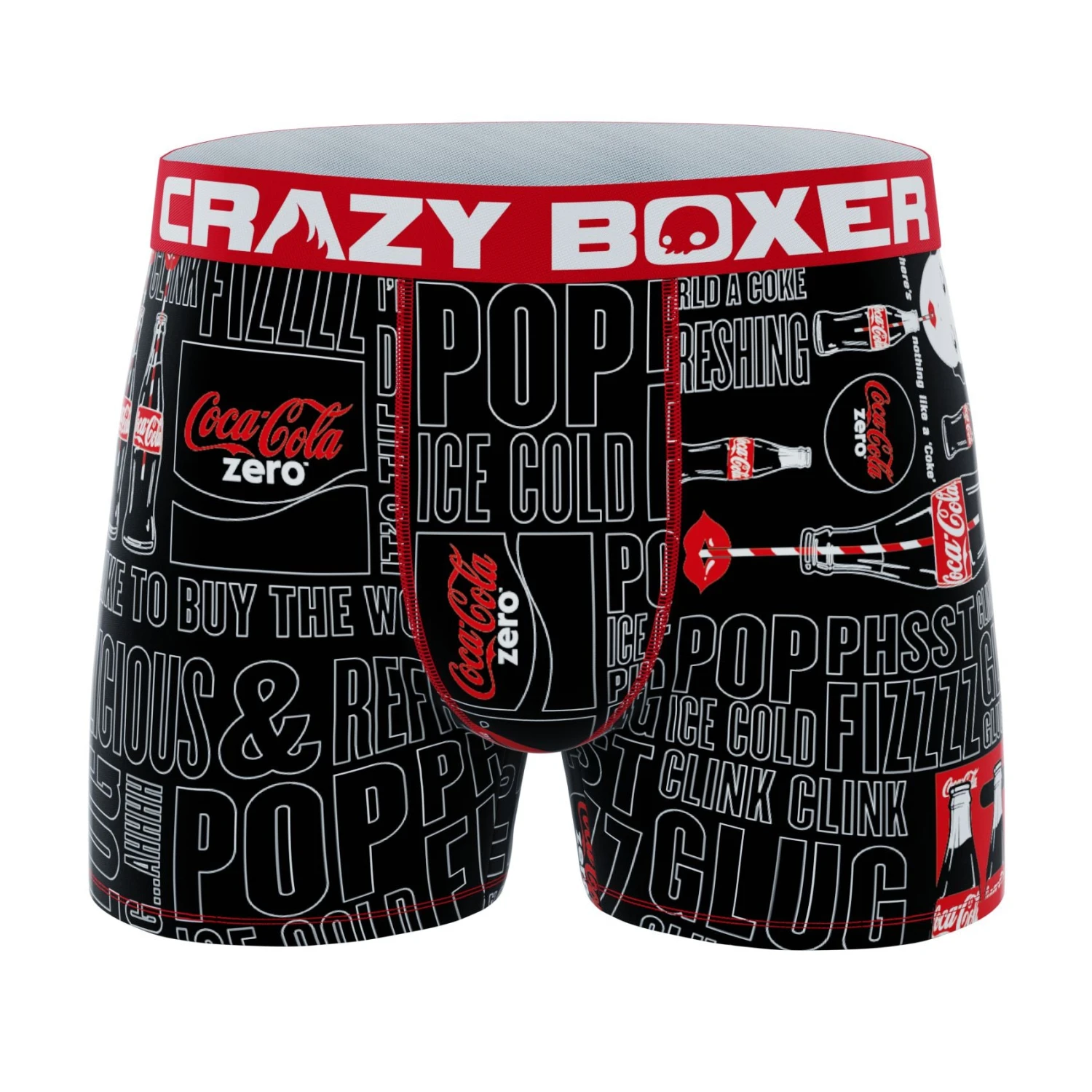 CRAZYBOXER Coca-Cola Zero Men's Boxer Briefs (Creative Packaging) 4 CRAZYBOXER Coca-Cola Zero Men's Boxer Briefs (Creative Packaging) - Image 2