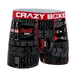 CRAZYBOXER Coca-Cola Zero Men's Boxer Briefs (Creative Packaging) 10 CRAZYBOXER Coca-Cola Zero Men's Boxer Briefs (Creative Packaging) -Crazyboxer Sales Store CBCOC0101ZERON 3