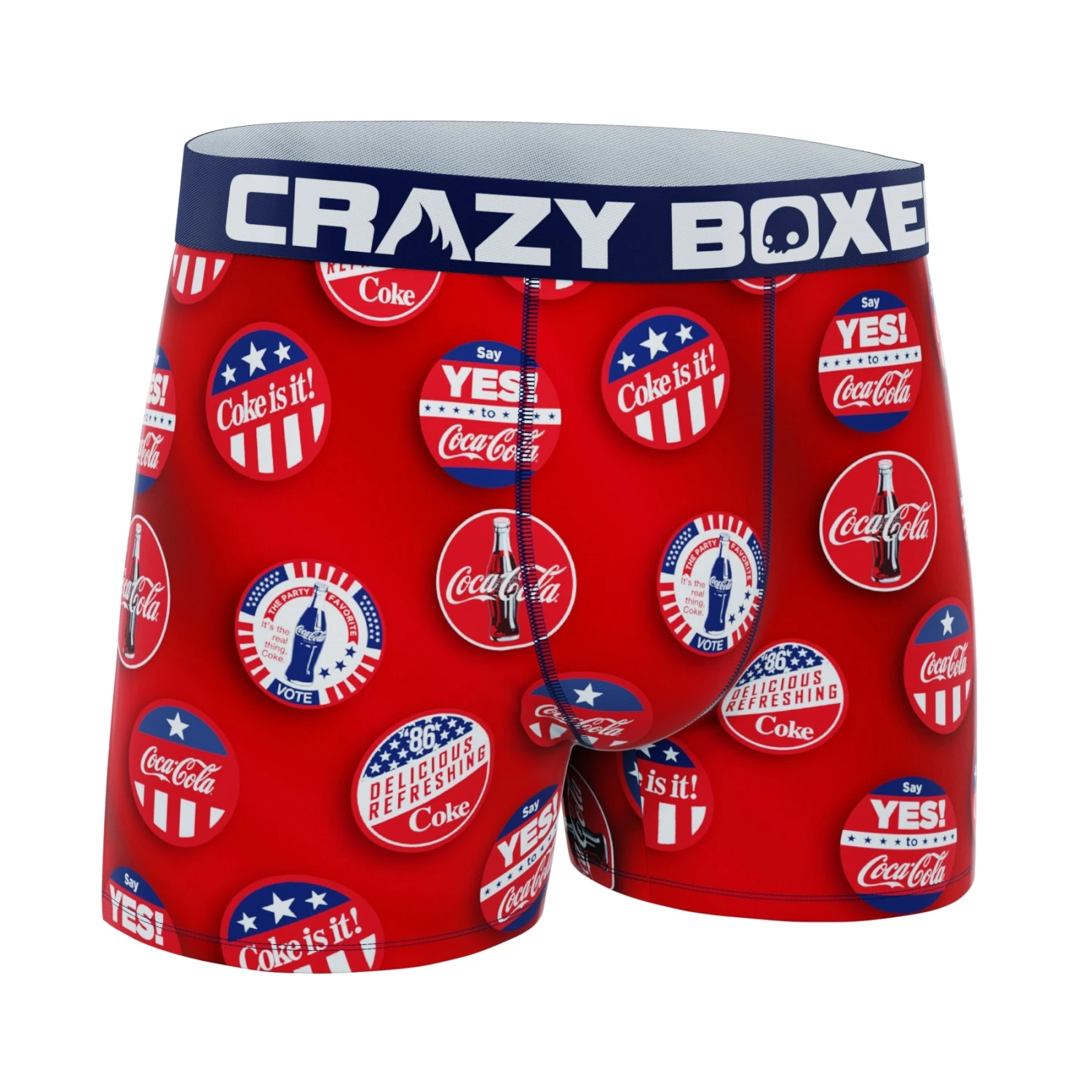 CRAZYBOXER Coca Cola Badges Men's Boxer Briefs (Creative Packaging) 6 CRAZYBOXER Coca Cola Badges Men's Boxer Briefs (Creative Packaging) - Image 4