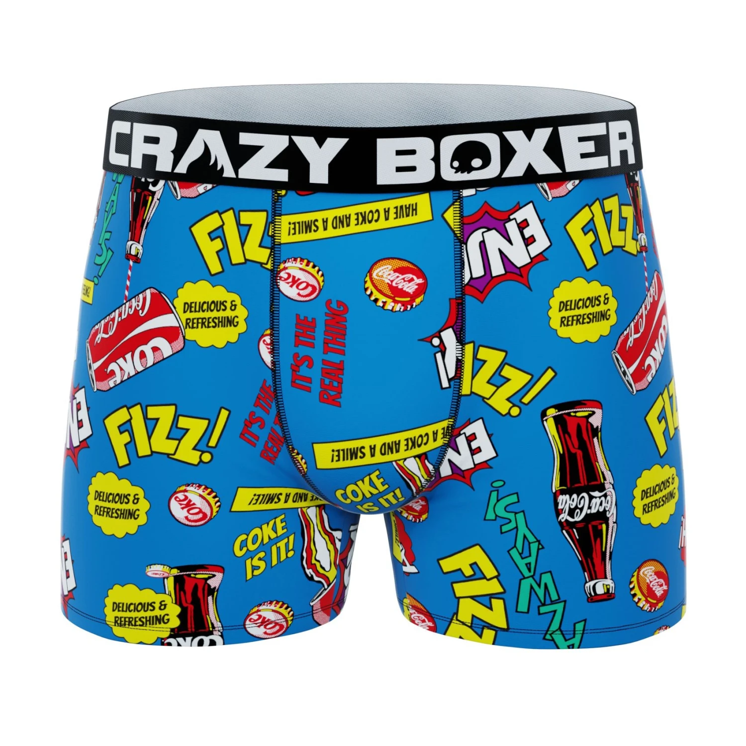 CRAZYBOXER Coca Cola Pop Art Men's Boxer Briefs 3 CRAZYBOXER Coca Cola Pop Art Men's Boxer Briefs