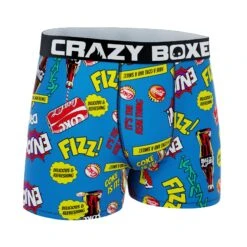 CRAZYBOXER Coca Cola Pop Art Men's Boxer Briefs 8 CRAZYBOXER Coca Cola Pop Art Men's Boxer Briefs -Crazyboxer Sales Store CBCOC01POPS 3