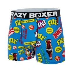 CRAZYBOXER Coca Cola Pop Art Men's Boxer Briefs 9 CRAZYBOXER Coca Cola Pop Art Men's Boxer Briefs -Crazyboxer Sales Store CBCOC01POPS 4