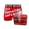 CRAZYBOXER Coca-Cola Have A Coke And A Smile Men's Boxer Briefs (Creative Packaging) -Crazyboxer Sales Store CBCOC01SMILNN2 0