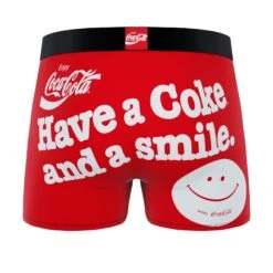 CRAZYBOXER Coca-Cola Have A Coke And A Smile Men's Boxer Briefs (Creative Packaging) -Crazyboxer Sales Store CBCOC01SMILNN2 2