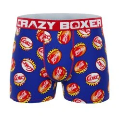 CRAZYBOXER Coca-Cola Drinks Men's Boxer Briefs 3 Pack (Creative Packaging) -Crazyboxer Sales Store CBCOC01X3A4N 1