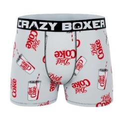 CRAZYBOXER Coca-Cola Drinks Men's Boxer Briefs 3 Pack (Creative Packaging) -Crazyboxer Sales Store CBCOC01X3A4N 3