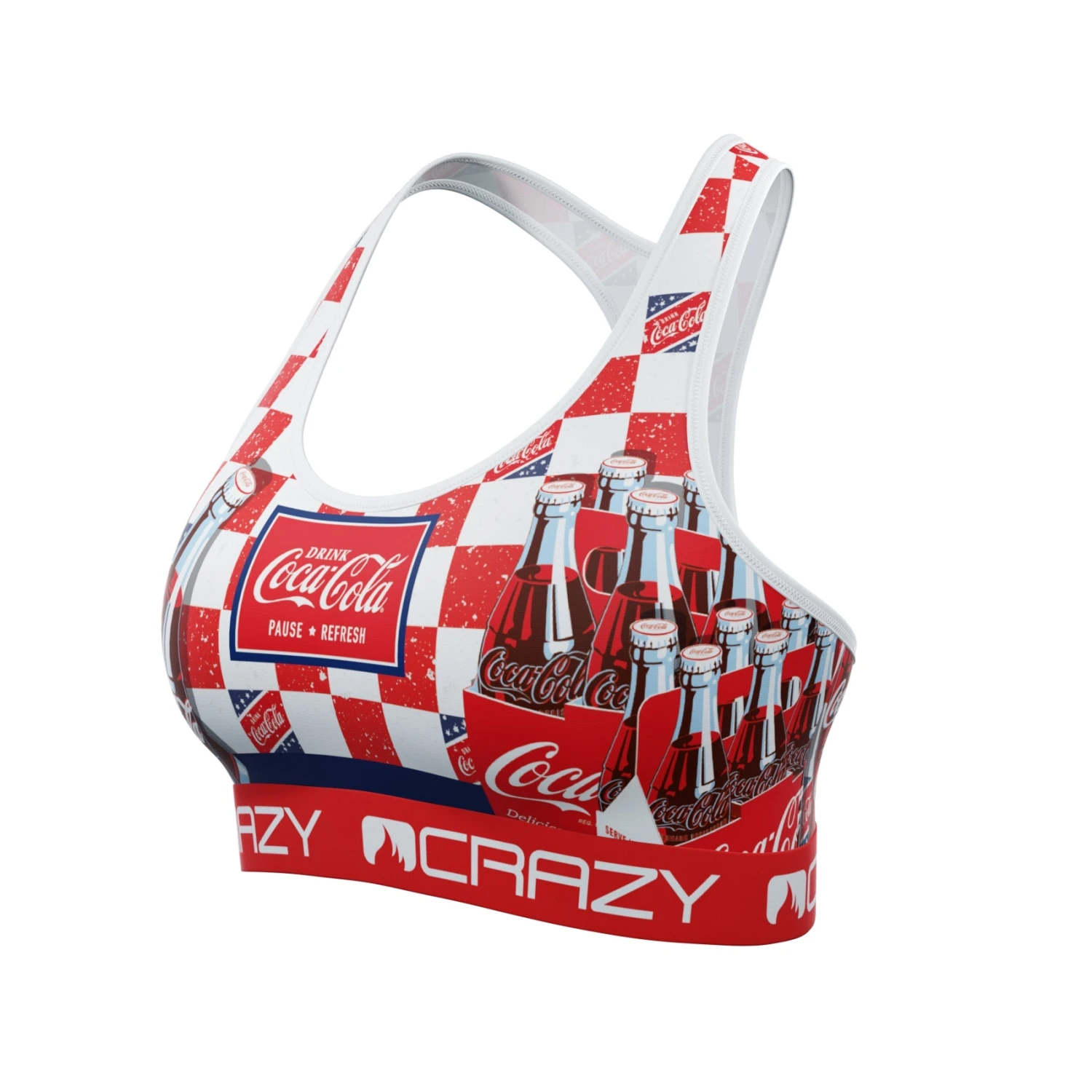 CRAZYBOXER Coca-Cola Women's Bralette 6 CRAZYBOXER Coca-Cola Women's Bralette - Image 4