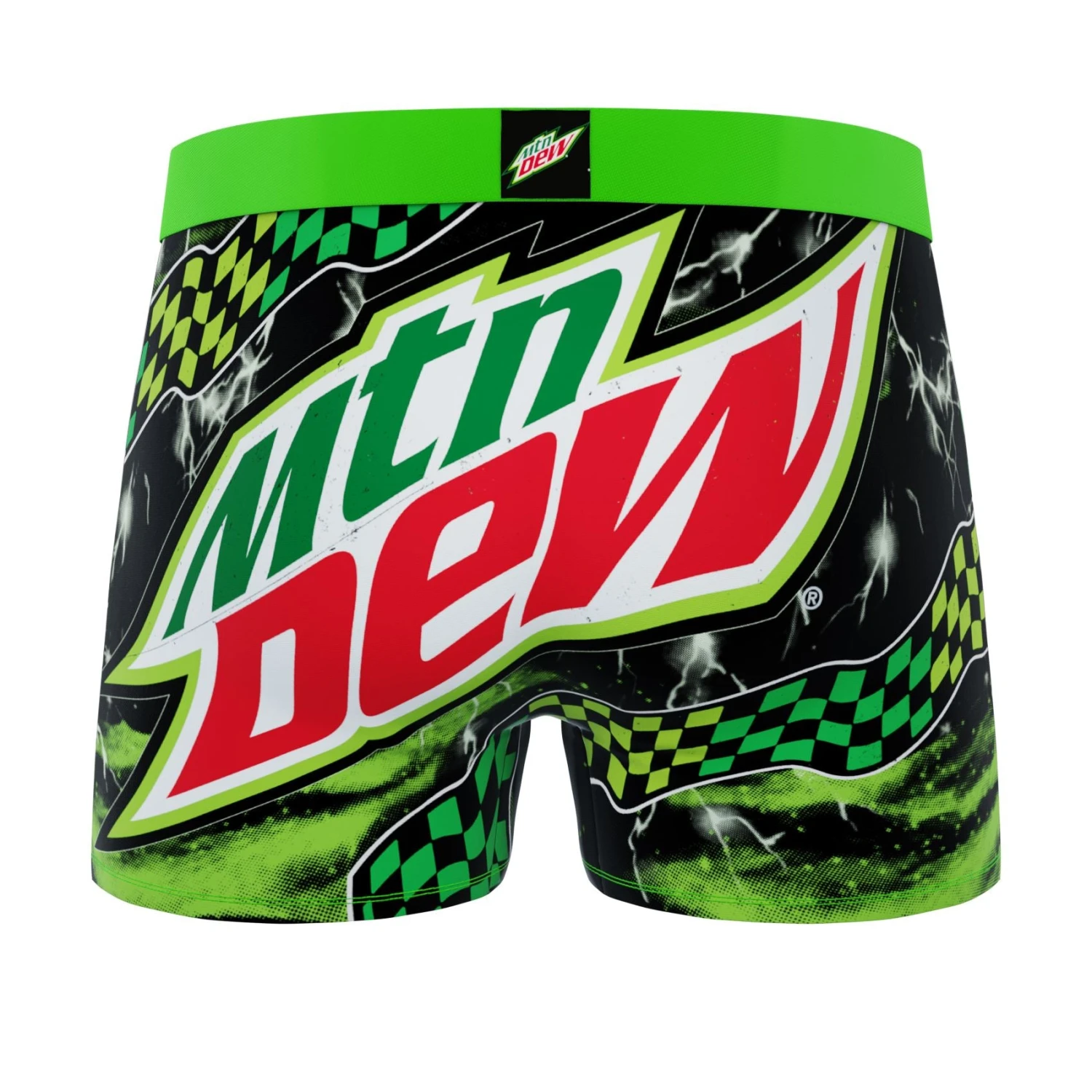 CRAZYBOXER Mtn Dew Logo Men's Boxer Briefs (2 Pack) 7 CRAZYBOXER Mtn Dew Logo Men's Boxer Briefs (2 Pack) - Image 5