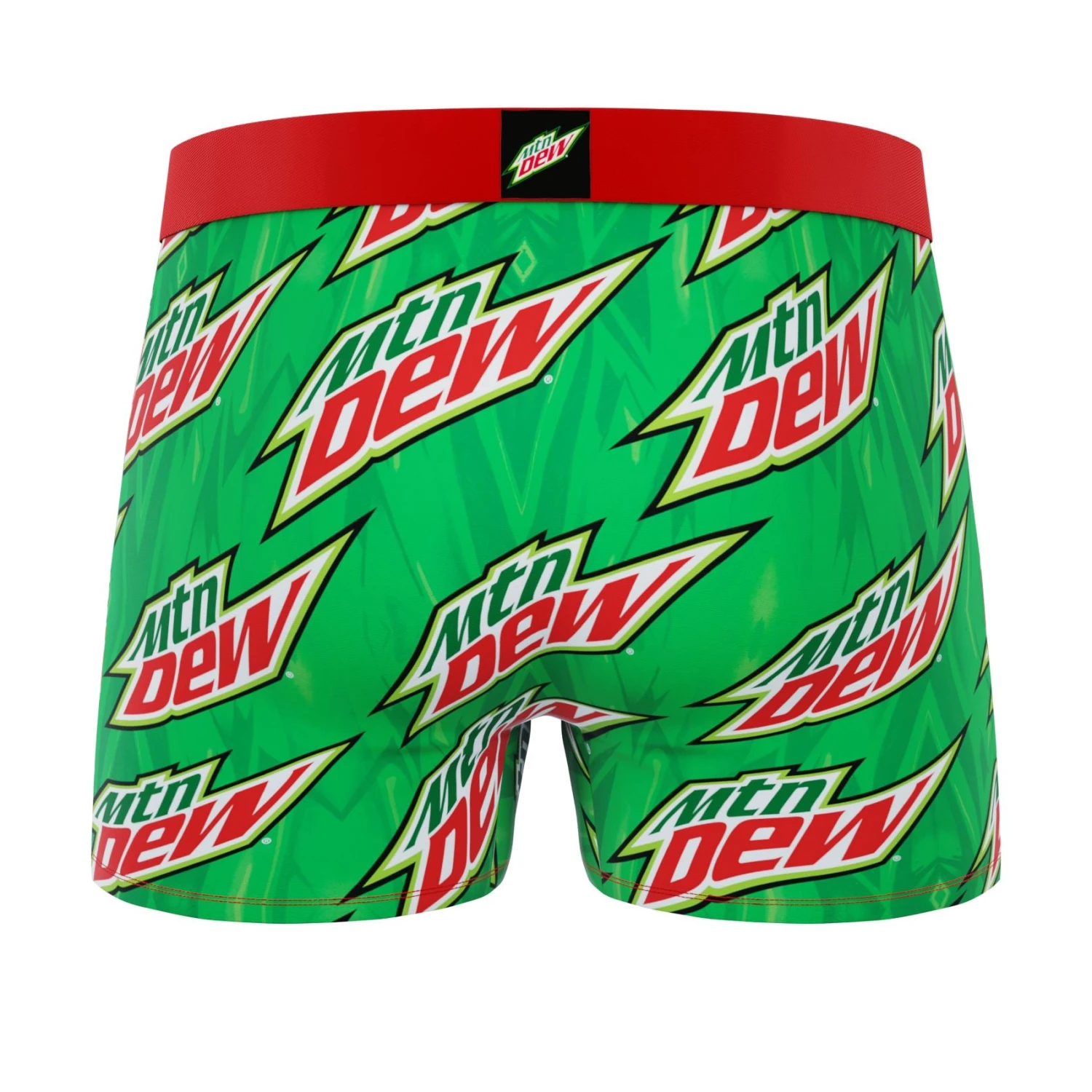 CRAZYBOXER Mtn Dew Logo Men's Boxer Briefs (3 Pack) 5 CRAZYBOXER Mtn Dew Logo Men's Boxer Briefs (3 Pack) - Image 3