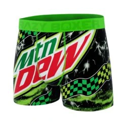 CRAZYBOXER Moutain Dew Men's Boxer Briefs -Crazyboxer Sales Store CBDEW0102BOLT 4