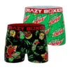 CRAZYBOXER Mountain Dew Monsters Men's Boxer Briefs (2 Pack) -Crazyboxer Sales Store CBDEW0102X2A2 1