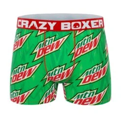 CRAZYBOXER Mountain Dew Monsters Men's Boxer Briefs (2 Pack) 8 CRAZYBOXER Mountain Dew Monsters Men's Boxer Briefs (2 Pack) -Crazyboxer Sales Store CBDEW0102X2A2 4