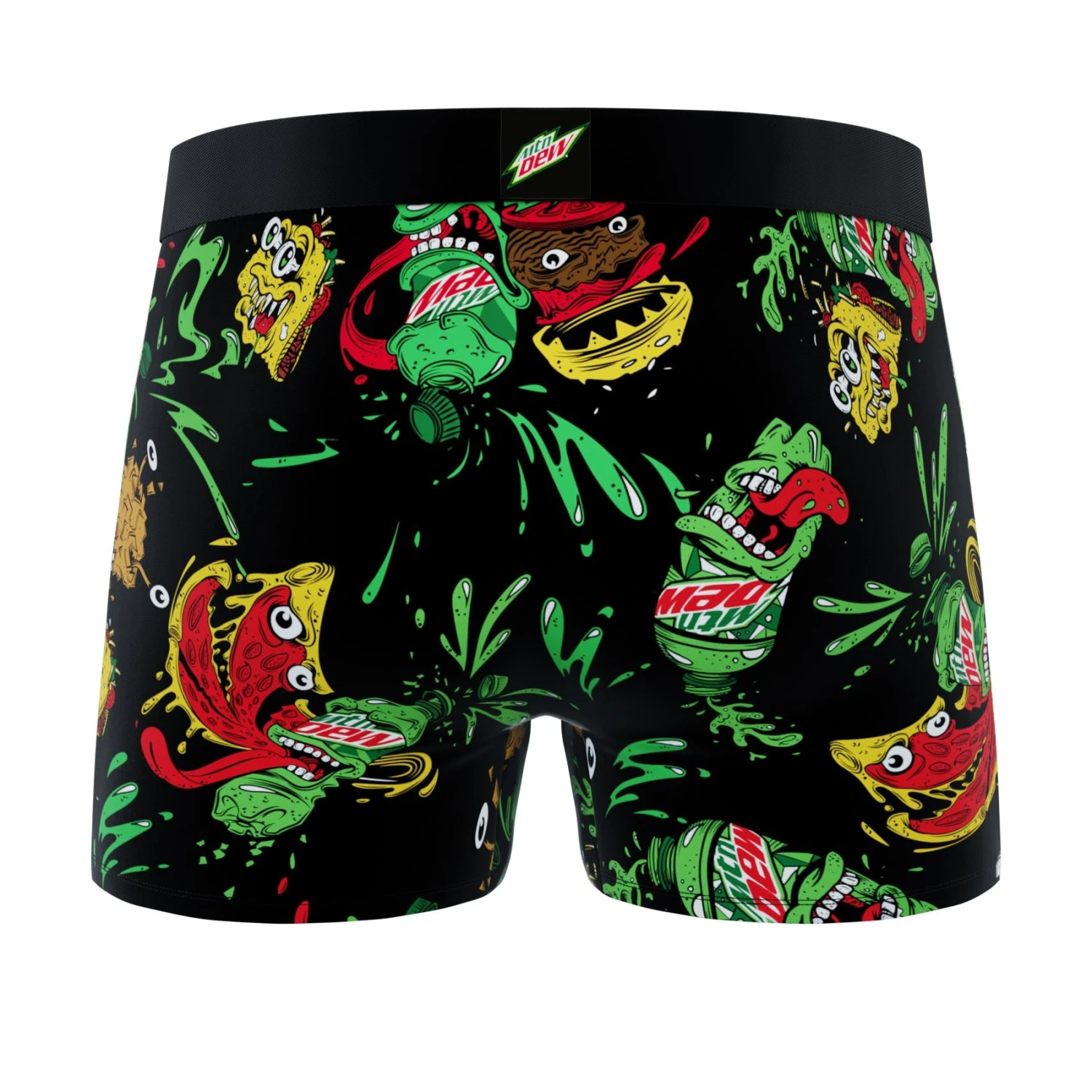 CRAZYBOXER Mountain Dew Monsters Men's Boxer Briefs (2 Pack) 7 CRAZYBOXER Mountain Dew Monsters Men's Boxer Briefs (2 Pack) - Image 5
