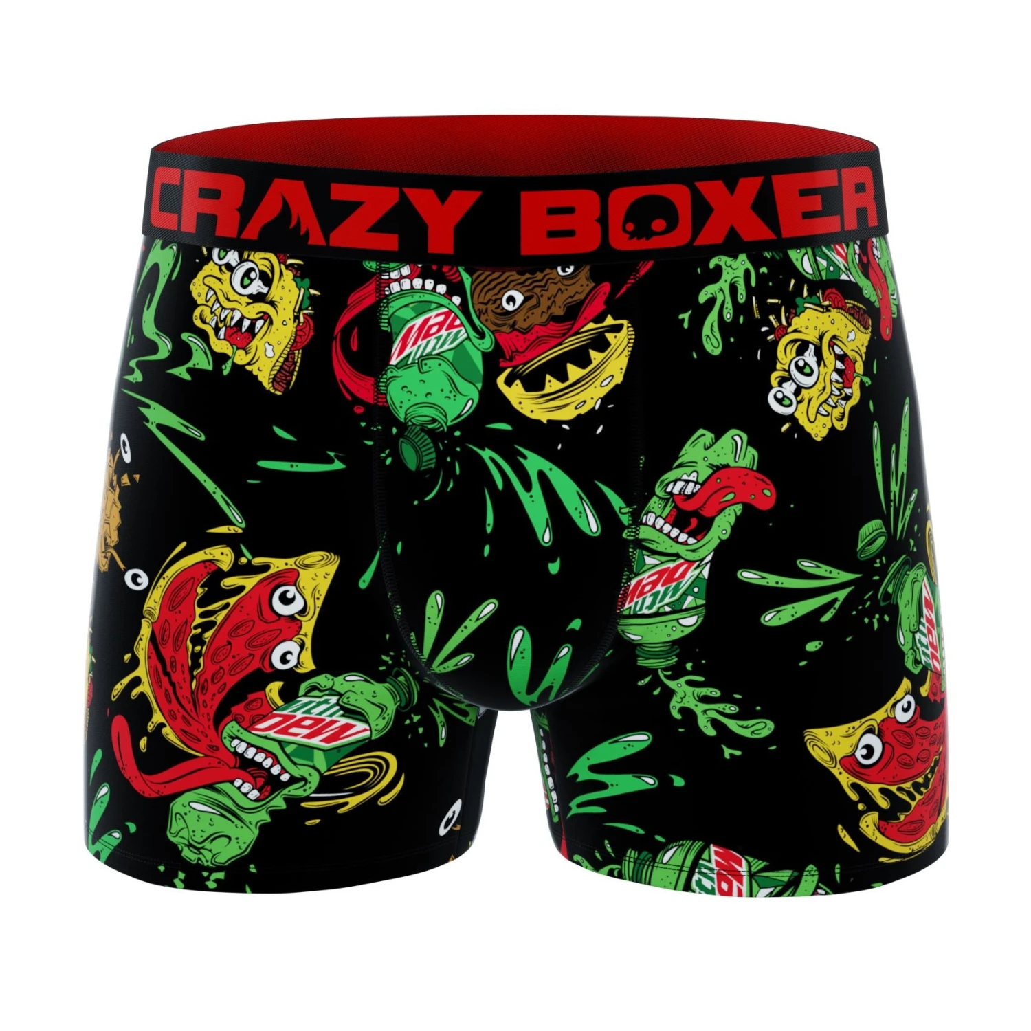 CRAZYBOXER Mountain Dew Men's Boxer Briefs (Pack 2) 6 CRAZYBOXER Mountain Dew Men's Boxer Briefs (Pack 2) - Image 4