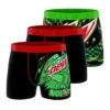 CRAZYBOXER Mountain Dew Red Men's Boxer Briefs (3 Pack) 1 CRAZYBOXER Mountain Dew Red Men's Boxer Briefs (3 Pack) -Crazyboxer Sales Store CBDEW0102X3A1 1