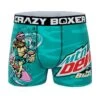 CRAZYBOXER Mountain Dew Baja Blast Men's Boxer Briefs -Crazyboxer Sales Store CBDEW0103BAJAH 0