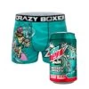 CRAZYBOXER Mountain Dew Baja Blast Men's Boxer Briefs (Creative Packaging) 2 CRAZYBOXER Mountain Dew Baja Blast Men's Boxer Briefs (Creative Packaging) -Crazyboxer Sales Store CBDEW0103BAJAN 0