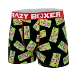 CRAZYBOXER Mountain Dew Can Men's Boxer Briefs -Crazyboxer Sales Store CBDEW0103CAN1 4