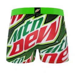CRAZYBOXER Mountain Dew Logo Men's Boxer Briefs (Creative Packaging) -Crazyboxer Sales Store CBDEW0103CAN2N 2
