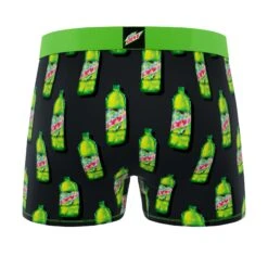 CRAZYBOXER Mountain Dew Bottles Men's Boxer Briefs (2 Pack) -Crazyboxer Sales Store CBDEW0103X2C1 4