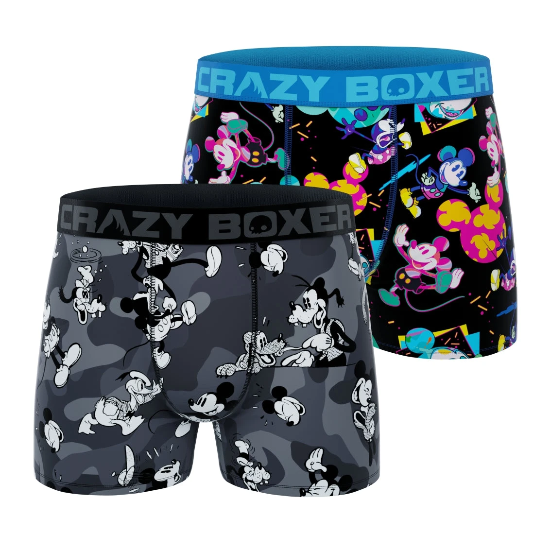 CRAZYBOXER Disney Mickey Classic Men's Boxer Briefs (2 Pack) 3 CRAZYBOXER Disney Mickey Classic Men's Boxer Briefs (2 Pack)
