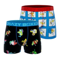 CRAZYBOXER Disney Donald Classic Men's Men's Boxer Briefs (2 Pack)