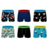 CRAZYBOXER Disney Classic Faces Men's Boxer Briefs (6 Pack) -Crazyboxer Sales Store CBDIS0103X6A2 0
